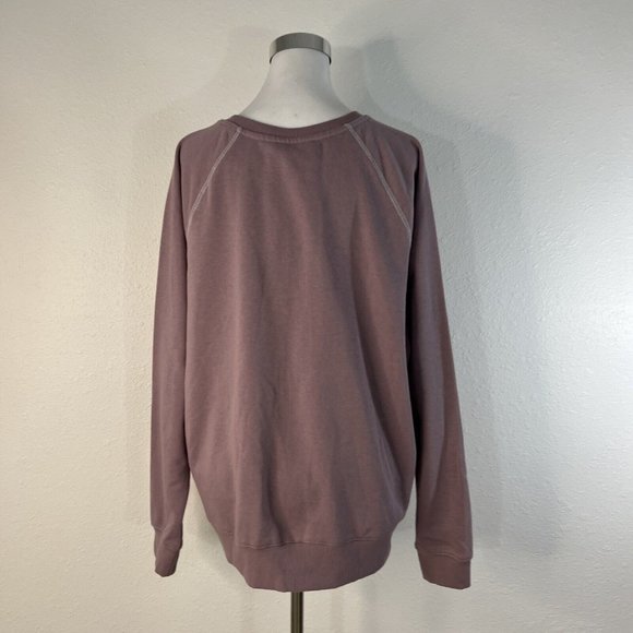 FILA Womens French Terry Long Sleeve Crew Neck Sweatshirt XXL Purple NWT - Picture 4 of 13